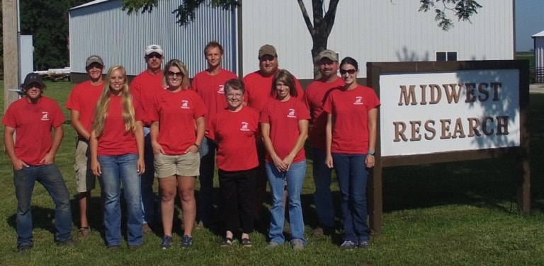 Midwest Research Inc. staff team photo